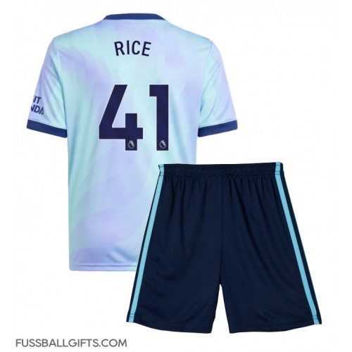 Arsenal Declan Rice #41 Fußballbekleidung 3rd trikot Kinder 2024-25 Kurzarm (+ kurze hosen)